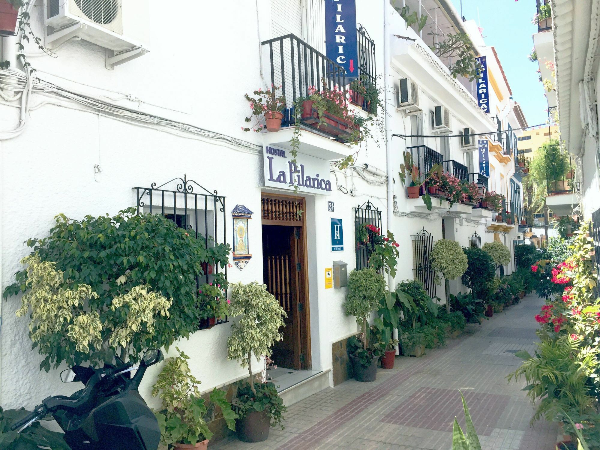 Hostal La Pilarica มาร์เบยา ภายนอก รูปภาพ